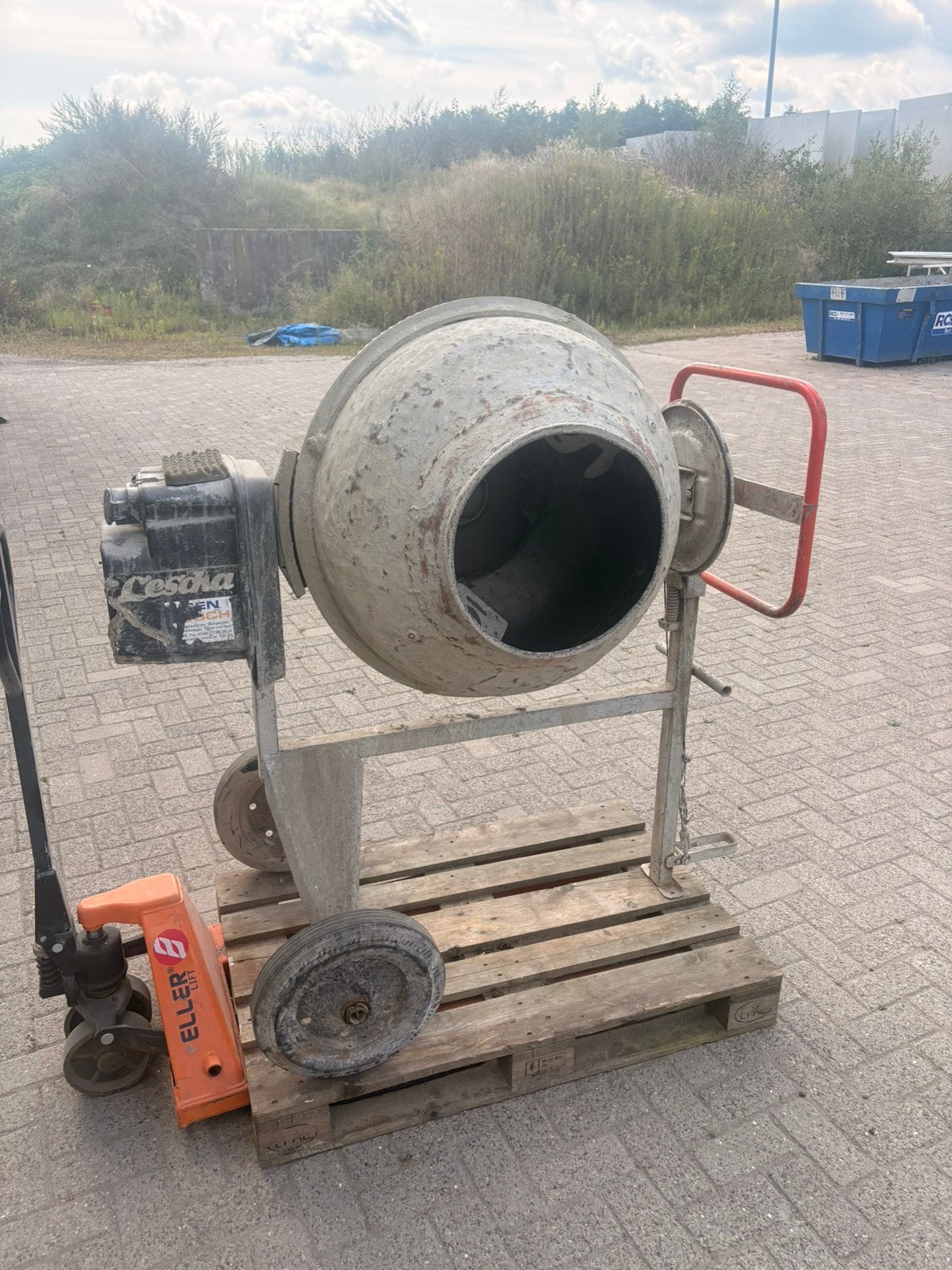 Lescha 180 s betonmolen, Doe-het-zelf en Verbouw, Betonmolens, Ophalen, Gebruikt