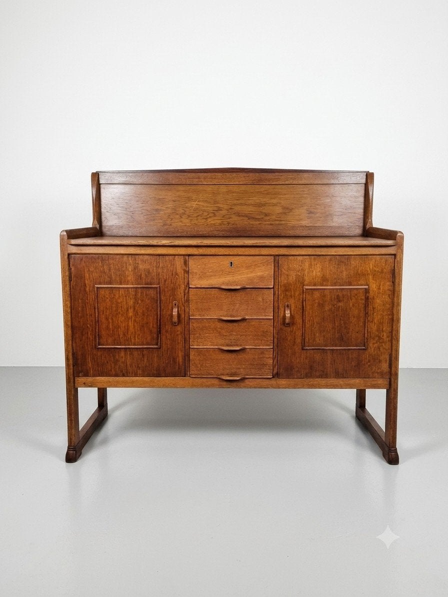 Art deco dressoir haagse school kast Amsterdamse school, Ophalen of Verzenden