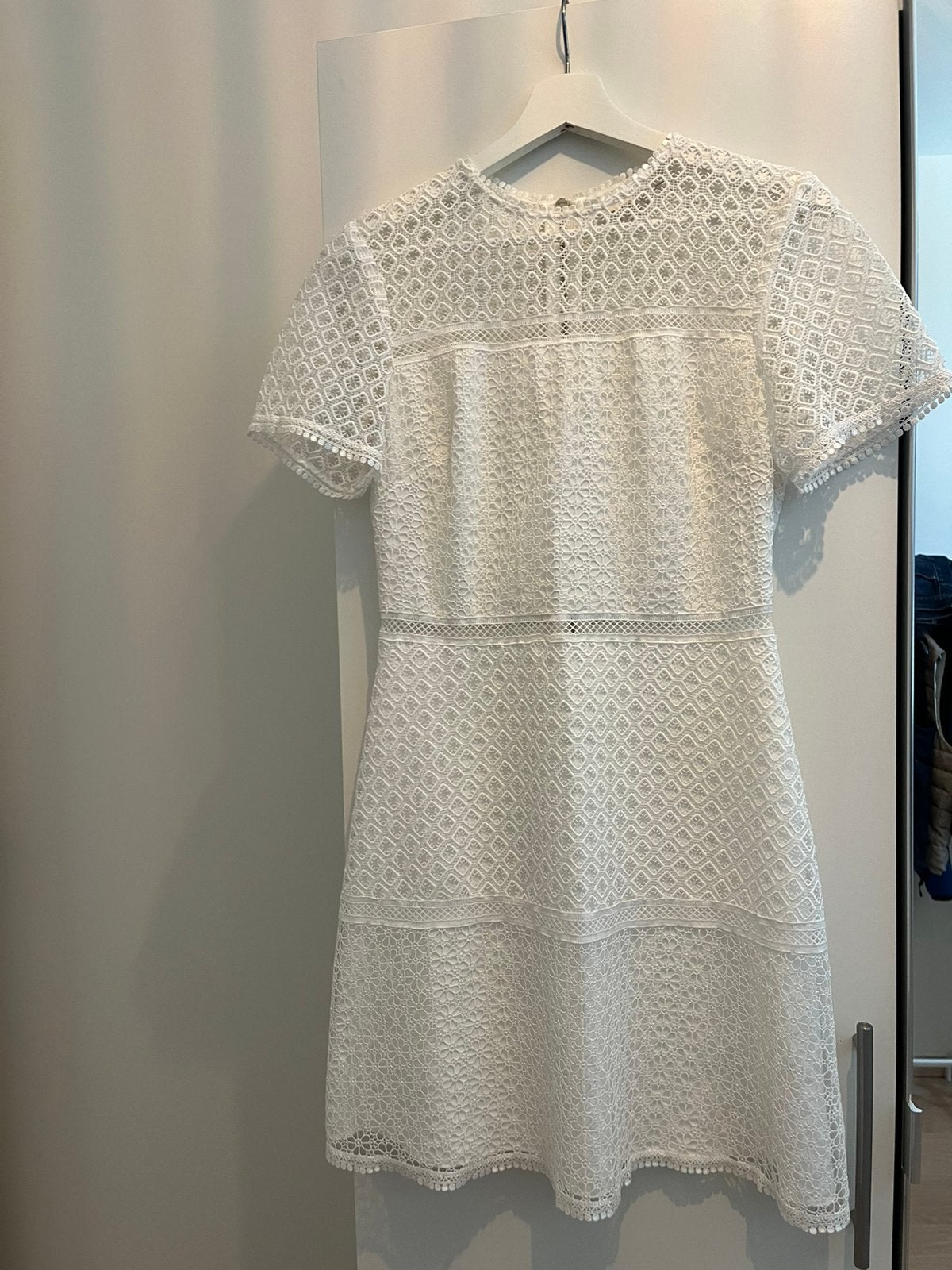 Ted Baker jurkje, Verzenden, Zo goed als nieuw, Wit, Boven de knie