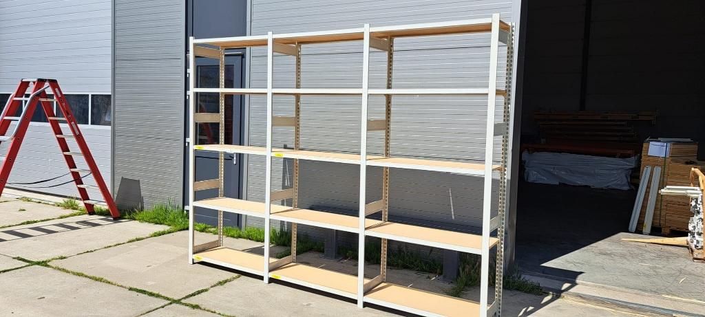 Staal/ Houten stelling 300 x 450 x 240 cm (LxDxH), Zakelijke goederen, Ophalen