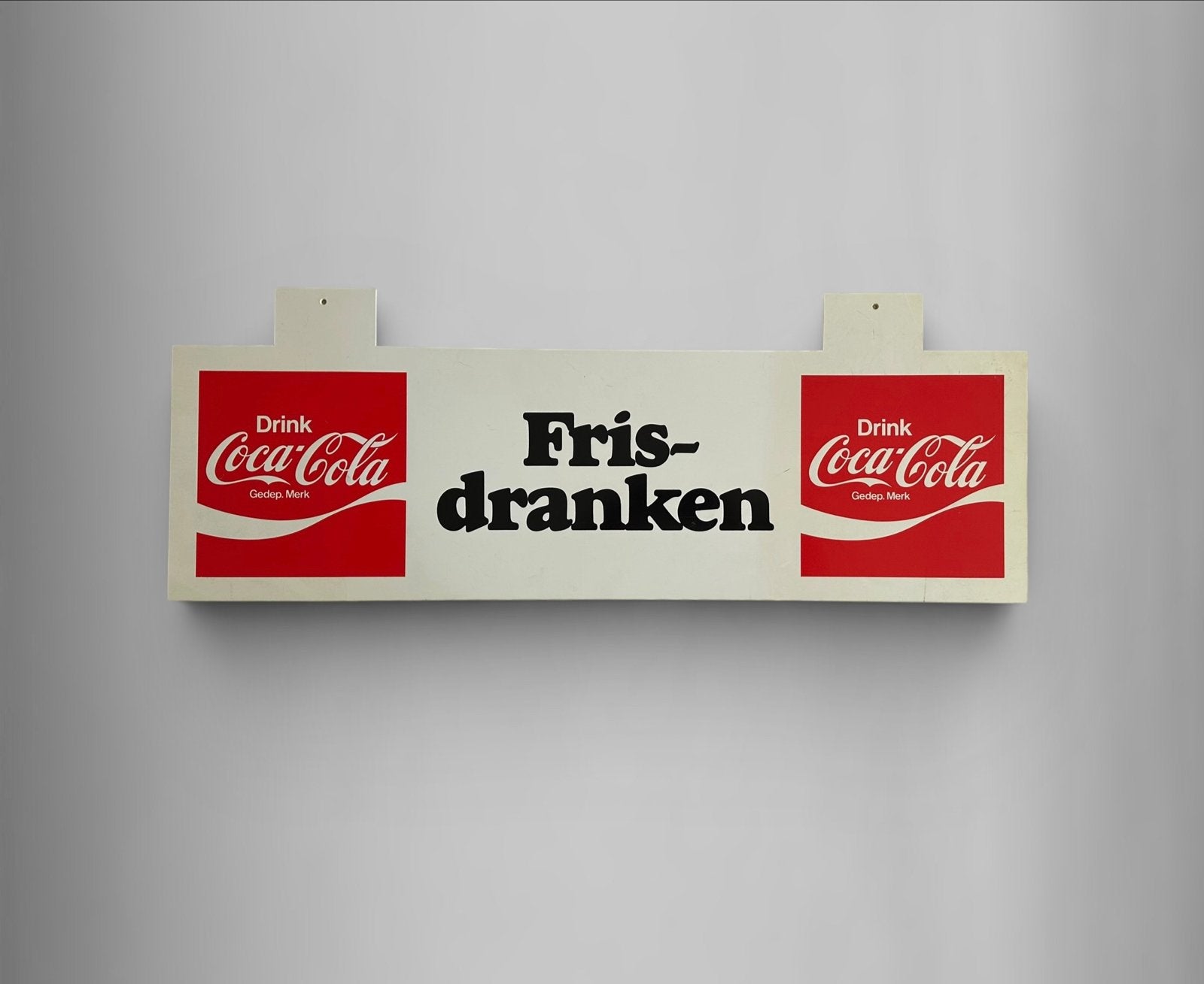 Vintage Coca-Cola Frisdranken Reclamebord - Collectors Item, Ophalen of Verzenden, Gebruikt, Reclamebord