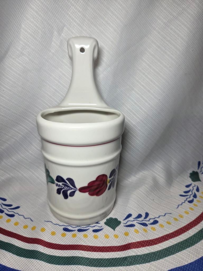 Boerenbont pollepelhouder pot, Ophalen of Verzenden