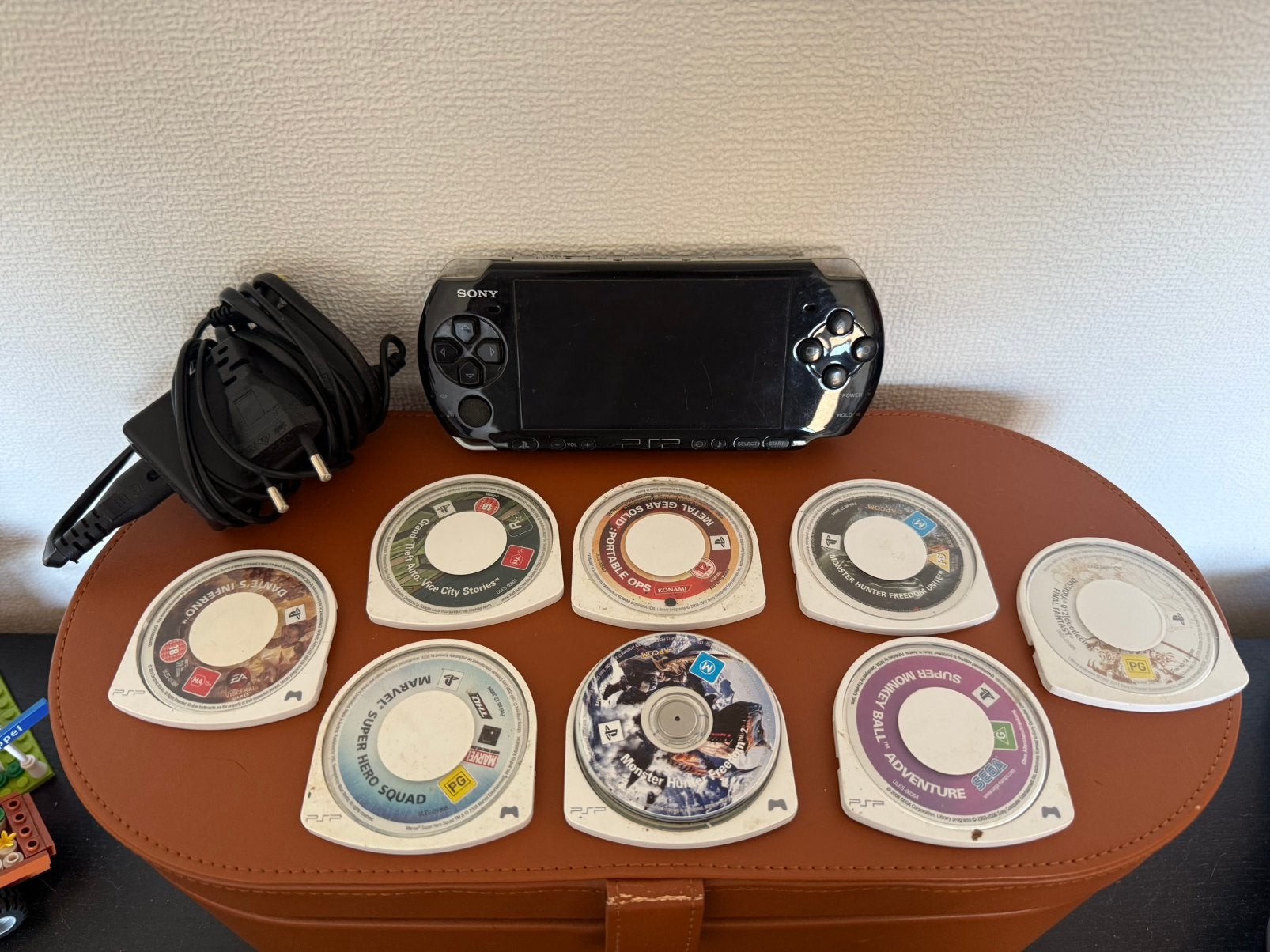 Sony PSP + 7 Games + Oplader | GTA VCS | Final Fantasy, Ophalen of Verzenden, Zo goed als nieuw