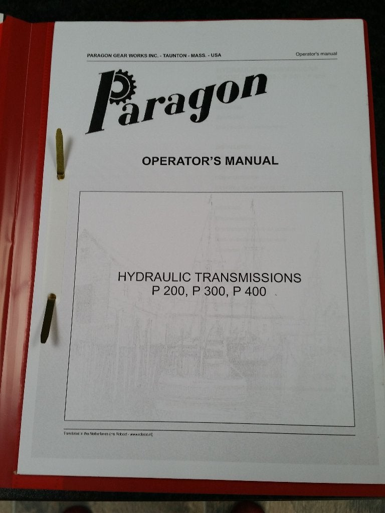 (kopie)handleiding voor PARAGON P200-P300-P400, Watersport en Boten, Ophalen of Verzenden, Nieuw, Motor en Techniek