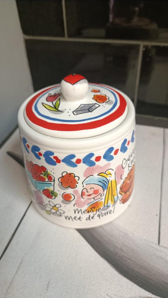 Suikerpotje blond amsterdam, Huis en Inrichting, Keuken | Potten en Pannen, Ophalen, Zo goed als nieuw, Overige materialen, Pot, Bus of Blik