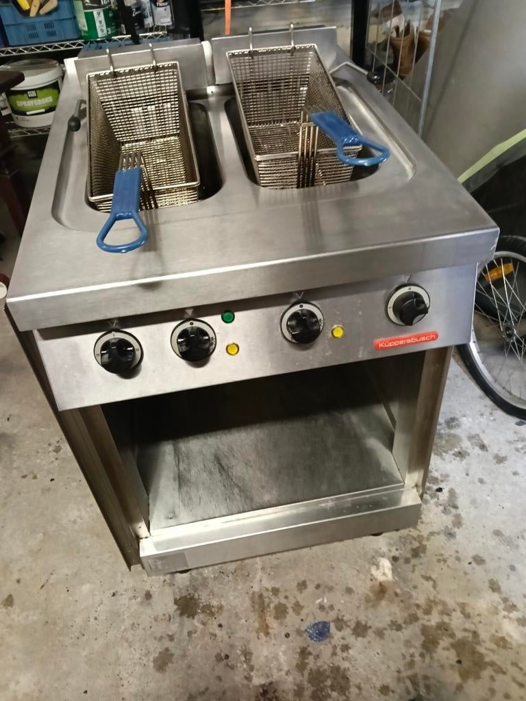 Kupperbusch dubbele frituur - Professionele kwaliteit, 4 liter of meer, Ophalen, Gebruikt, Duo-friteuse