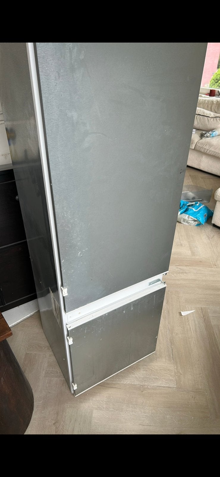 Inbouwkoelkast en vriezer Junker, Witgoed en Apparatuur, Ophalen, Gebruikt, 200 liter of meer, Met aparte vriezer
