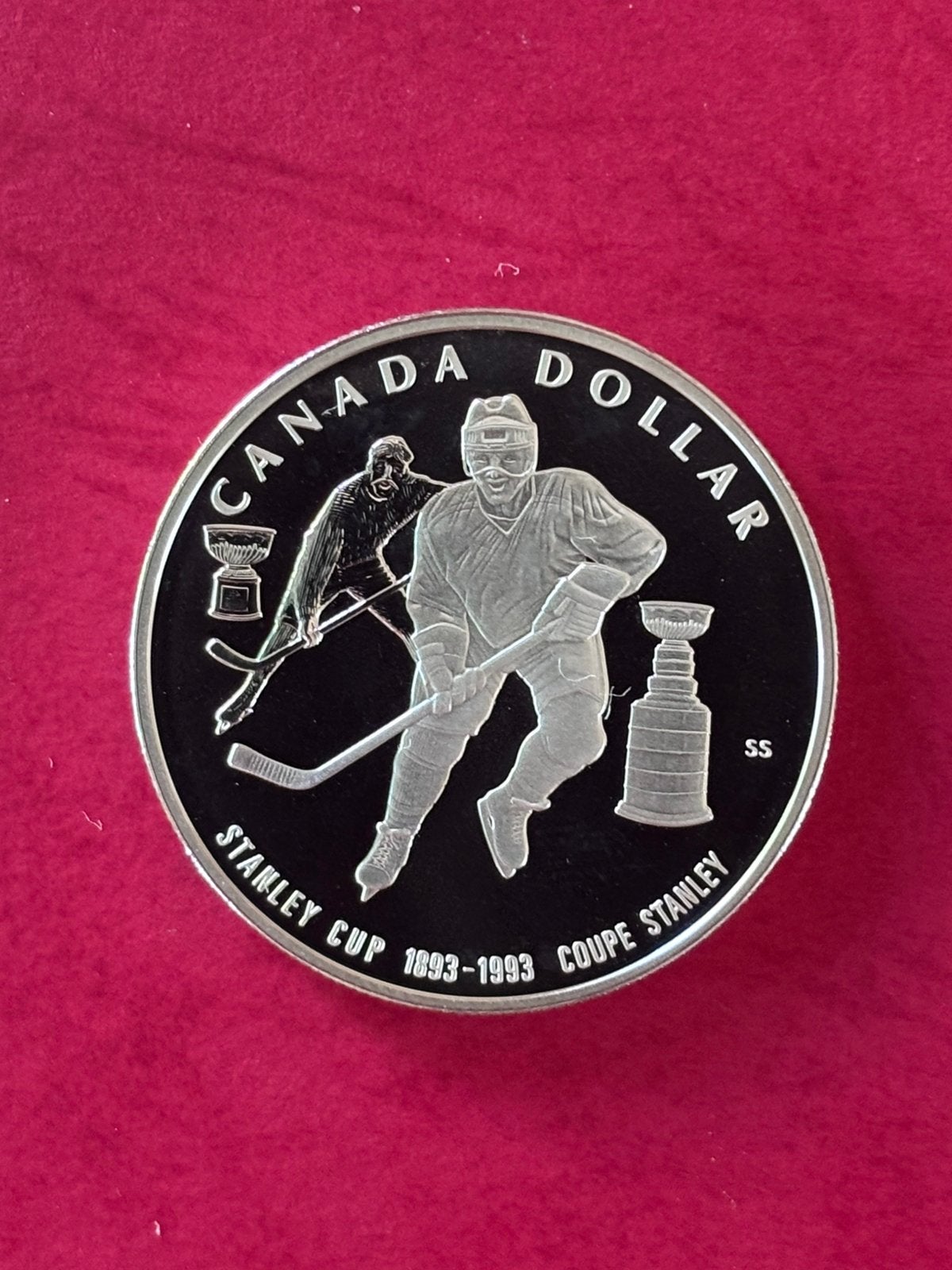 Canada Dollar 1993 Proof 0,925 zilver 25.18 grams, Ophalen of Verzenden, Noord-Amerika, Zilver