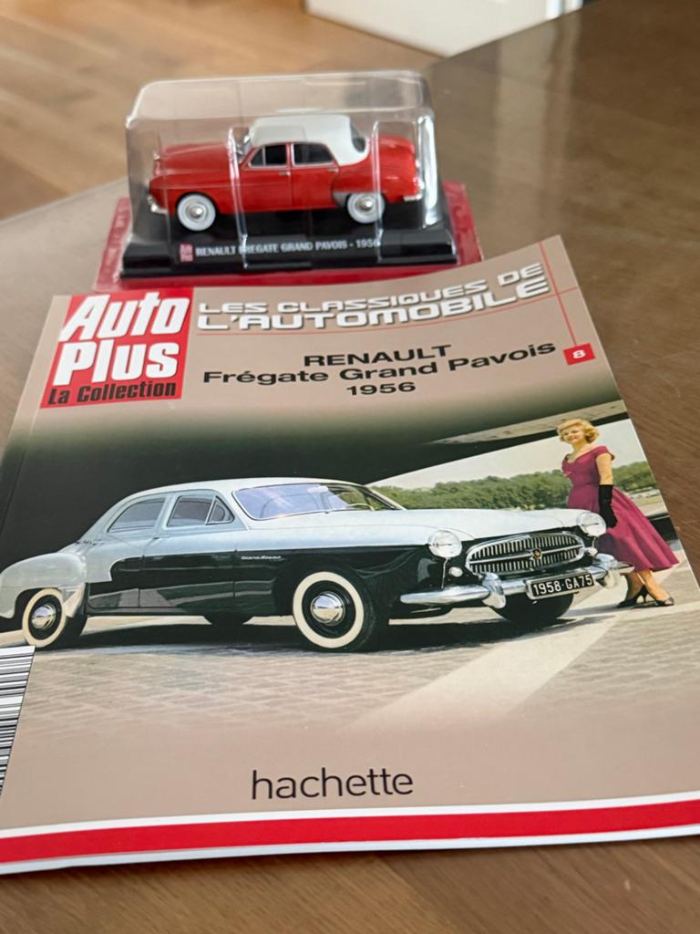 Renault Frégate Grand Pavois 1956 modelauto met magazine, Ophalen of Verzenden, Nieuw, Auto, Overige merken