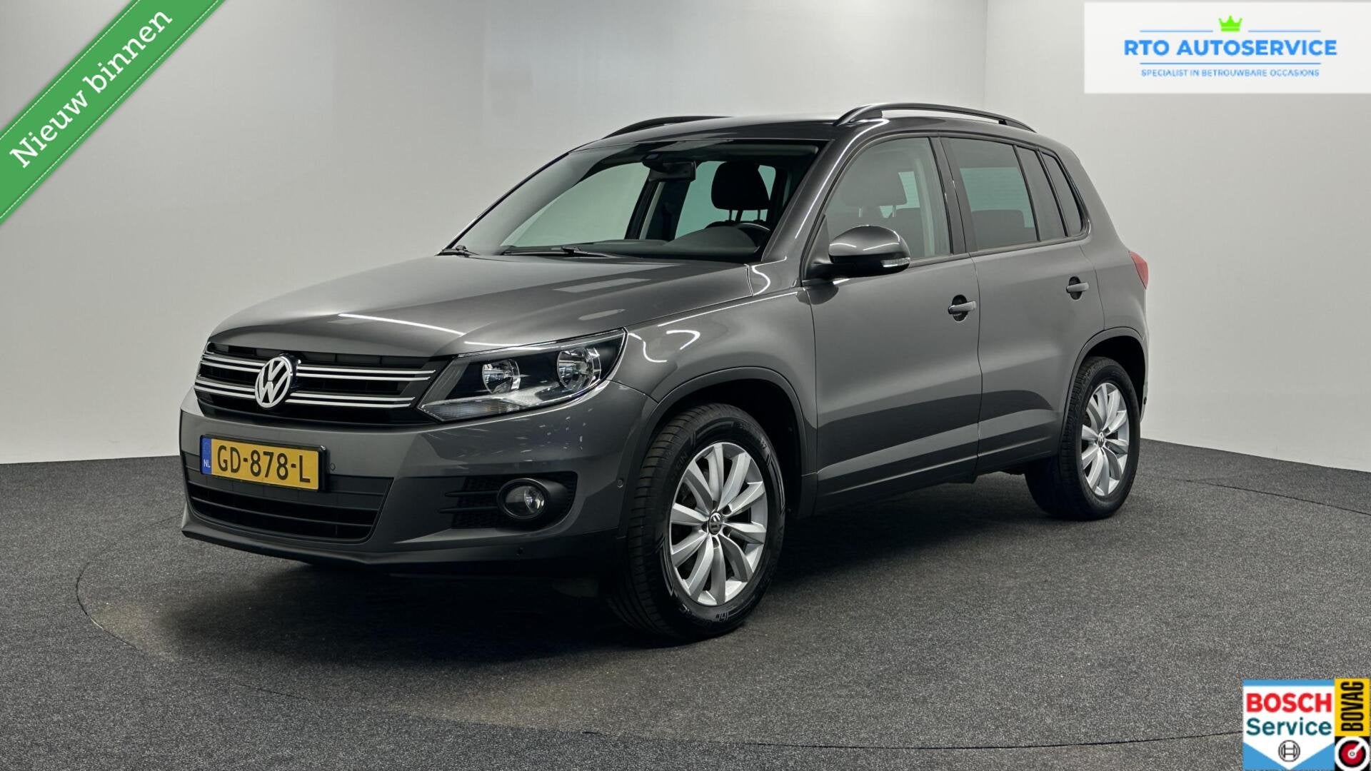 Volkswagen Tiguan 1.4 TSI Sport&Style TREKHAAK ECC CRUISE NA, Auto's, Voorwielaandrijving, Euro 5, Gebruikt, 4 cilinders