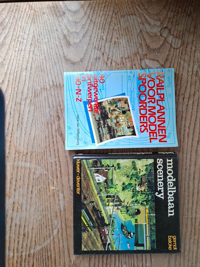Modelspoorboeken: Railplannen en Modelbaan Scenery, Ophalen
