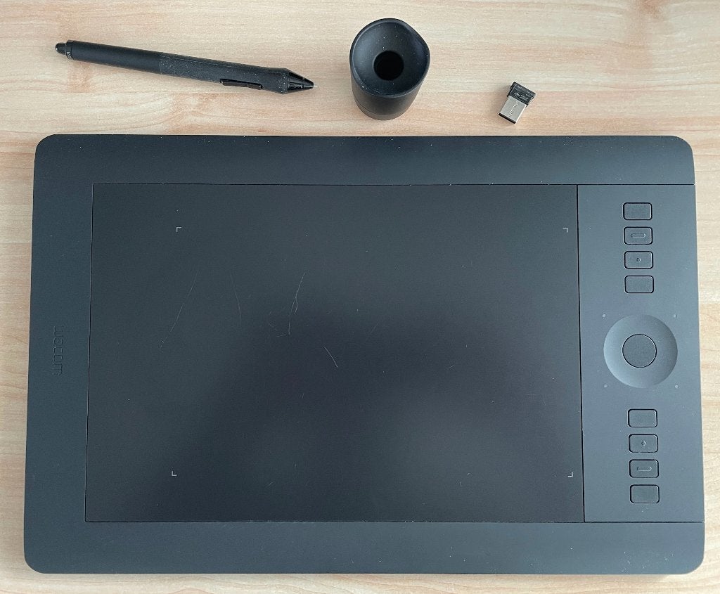 Wacom Intuos Pro Medium Pen Tablet (PTH-651), Ophalen, Gebruikt, Draadloos, Wacom