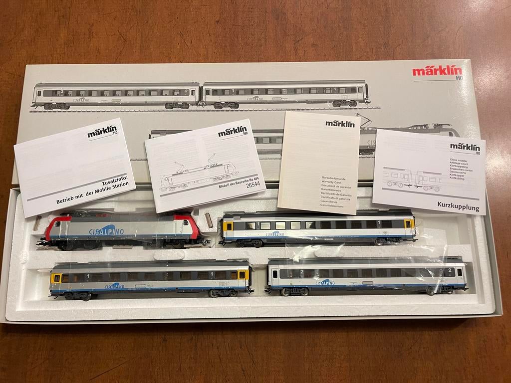 *NIEUW* Märklin 26544 * 'Cisalpino' met Re 484 * DIGITAAL *, Wisselstroom, Treinset, Nieuw, Ophalen of Verzenden