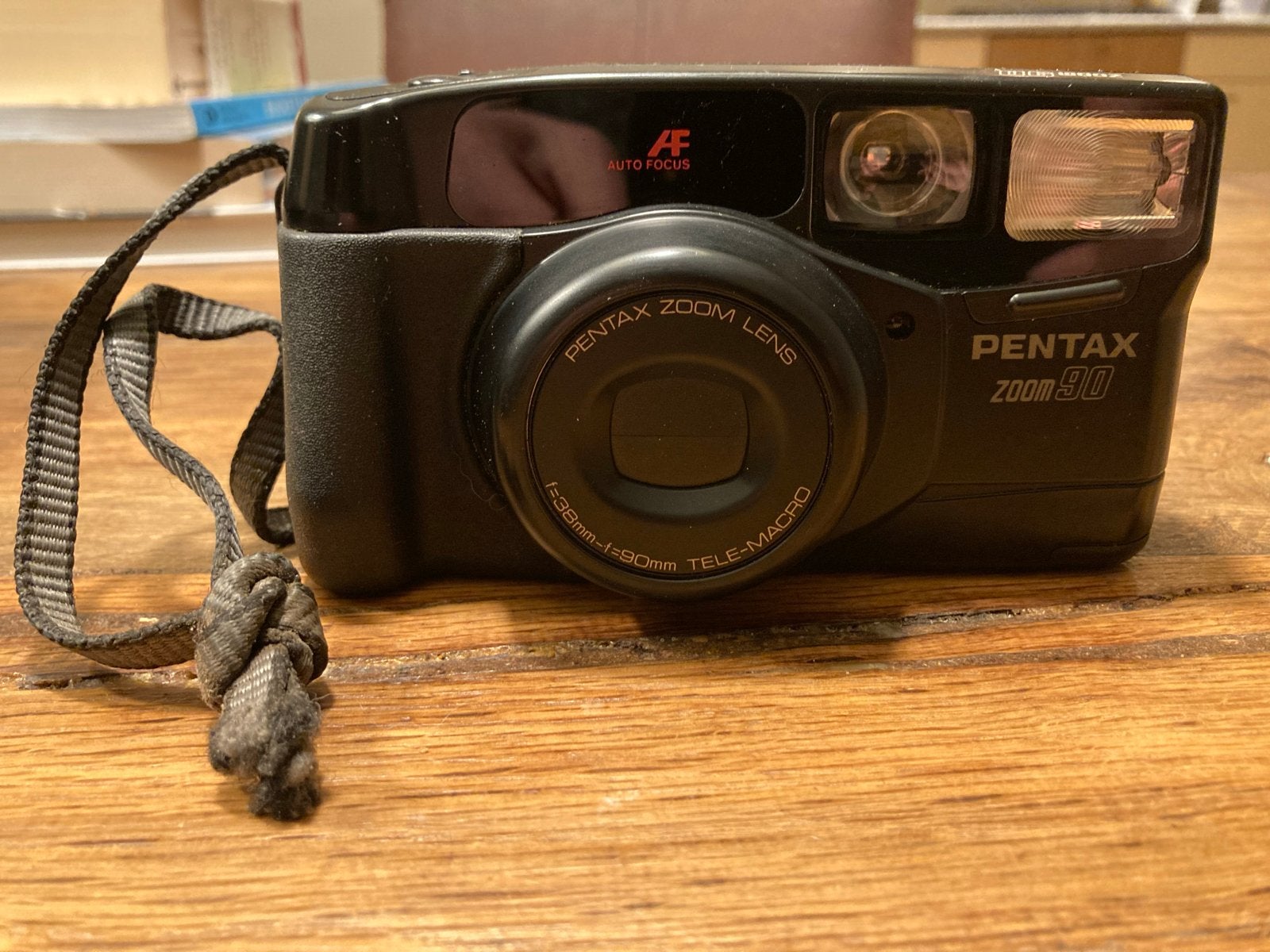 Pentax Zoom 90 Compact Camera met Tele-Macro Lens, Ophalen of Verzenden, Zo goed als nieuw, Compact, Pentax