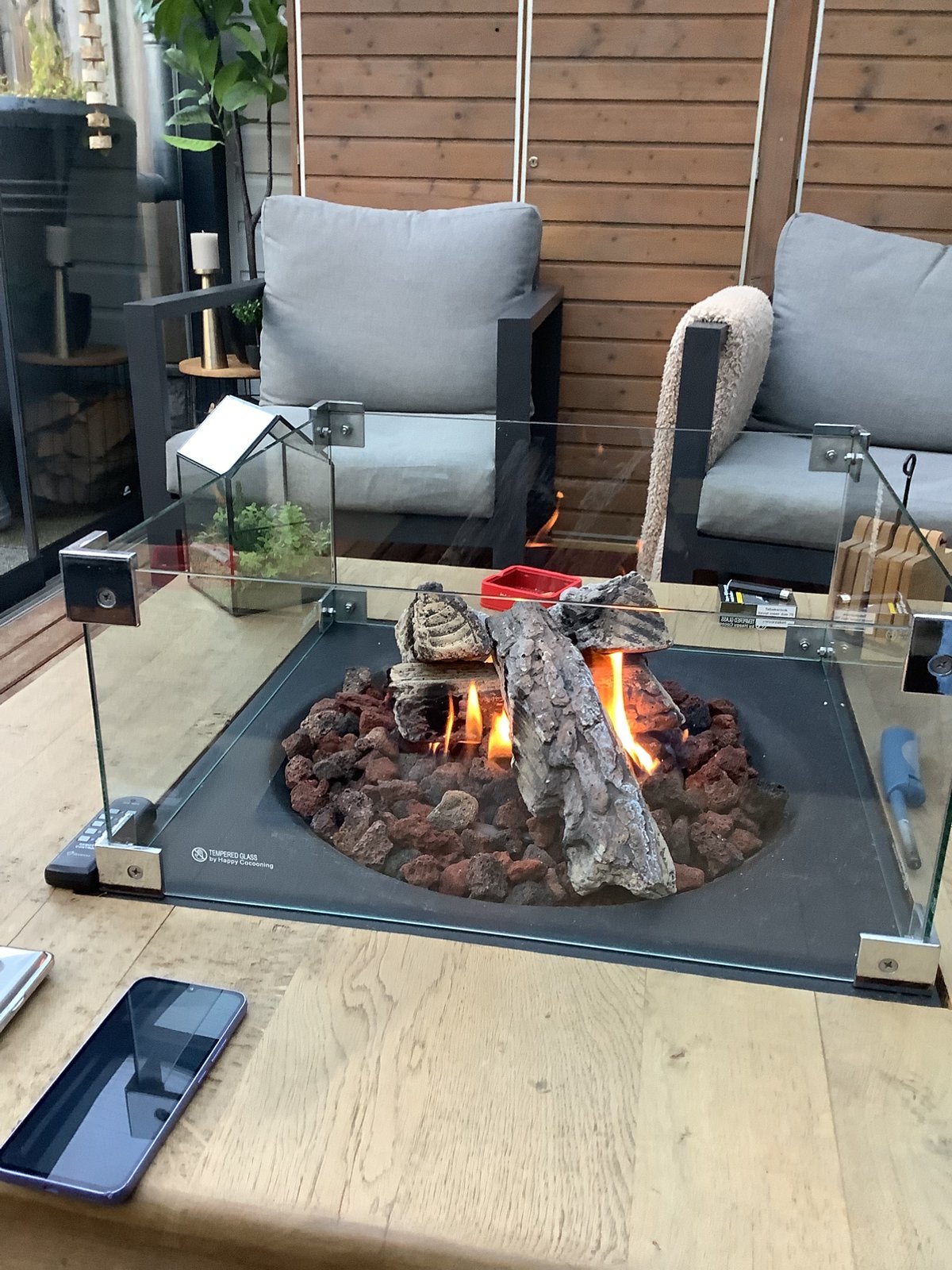 Vuurtafel, Tuin en Terras, Ophalen, Gebruikt