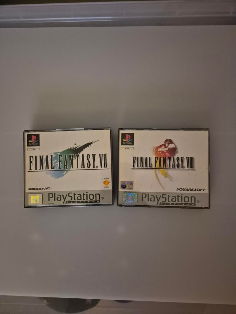 Final Fantasy VII (7) en Final Fantasy VIII (8) voor PS1, Spelcomputers en Games, Games | Sony PlayStation 1, 1 speler, Ophalen of Verzenden