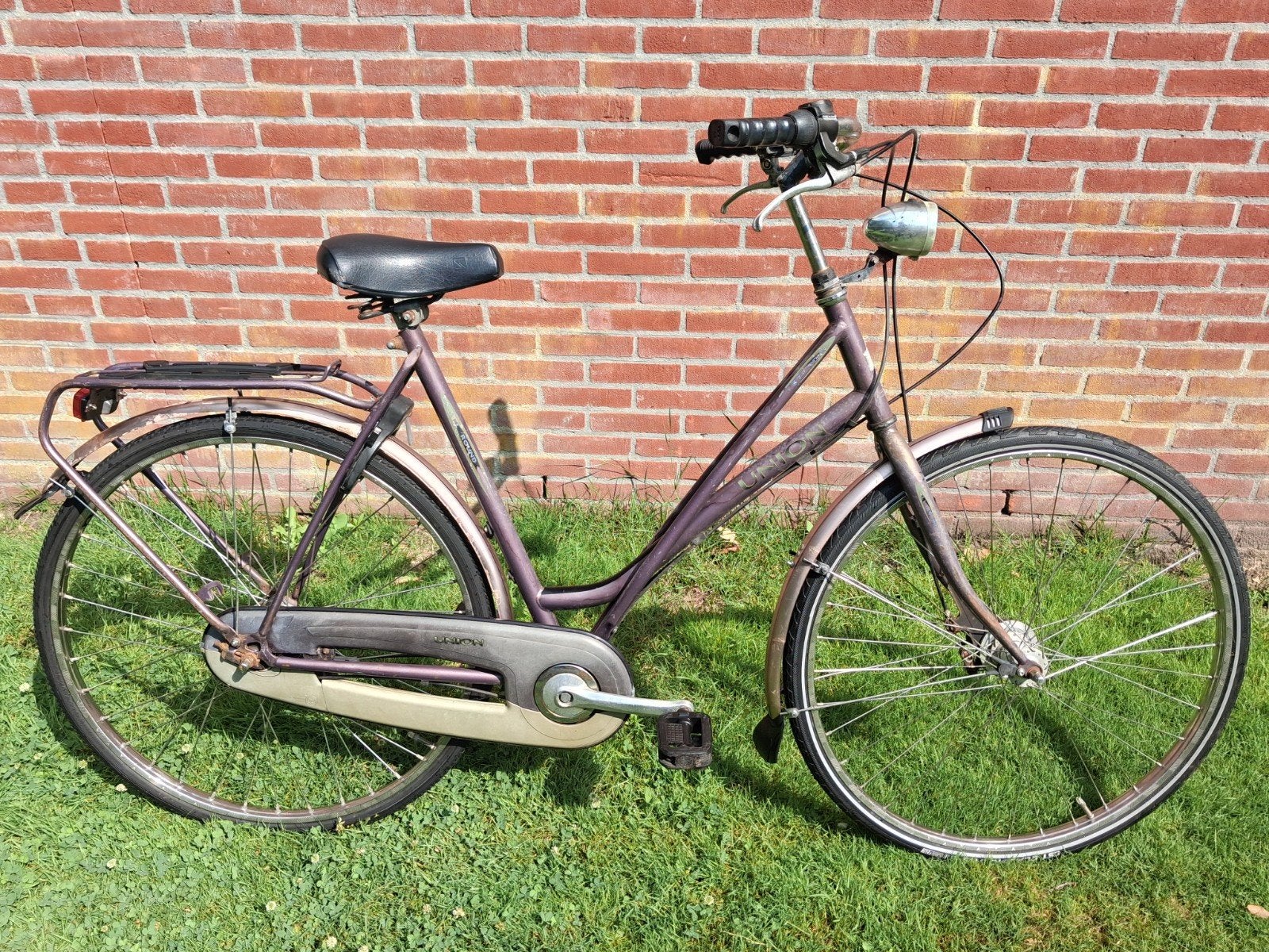 Union Strada Damesfiets 28 inch | 57 cm | 4 versnellingen, Gebruikt, Versnellingen, 56 cm of meer, Trommelrem