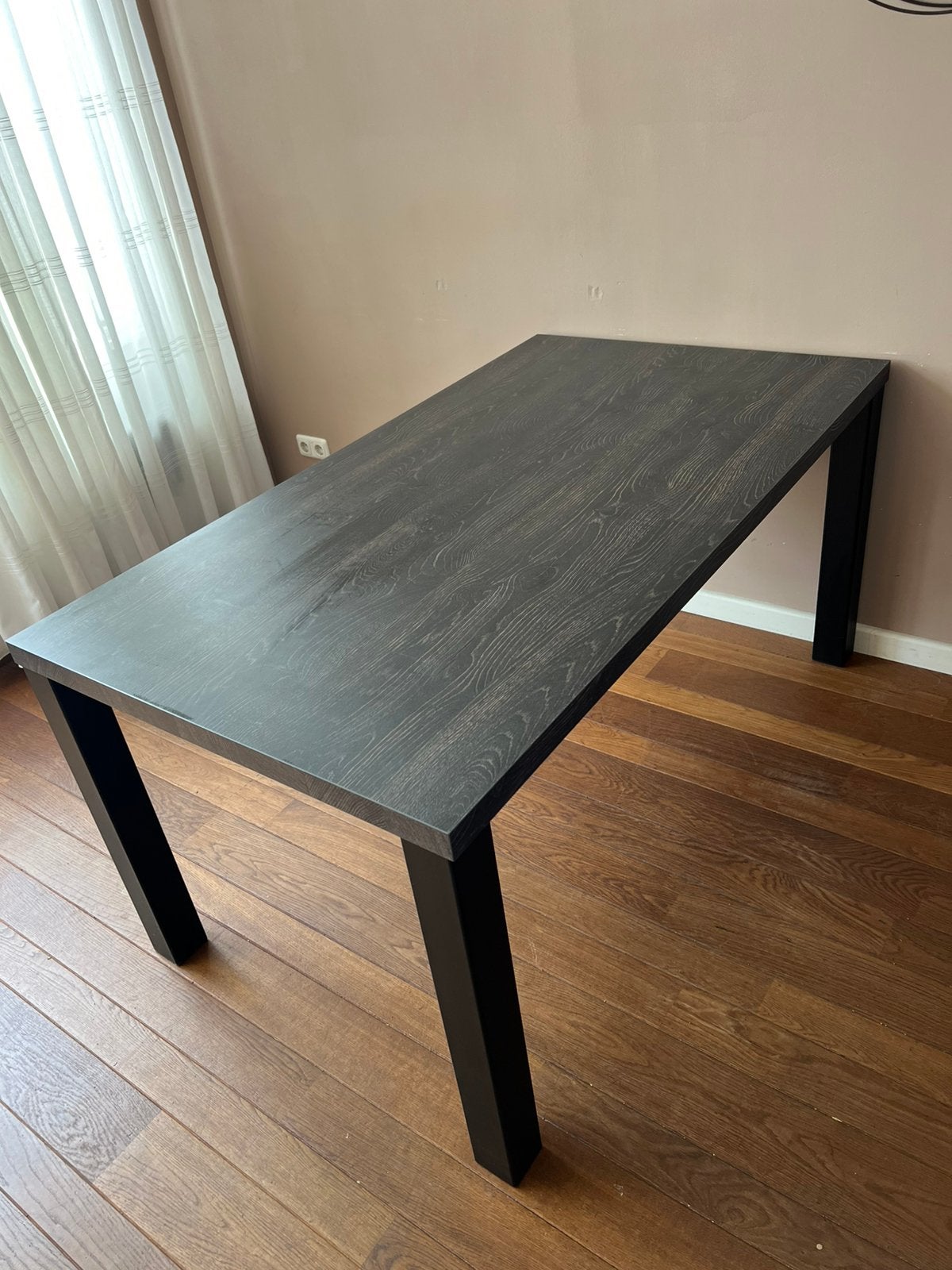 Eettafel Trendhopper ZGAN 160x90x76 cm, Ophalen, 50 tot 100 cm, Zo goed als nieuw, Vijf personen of meer