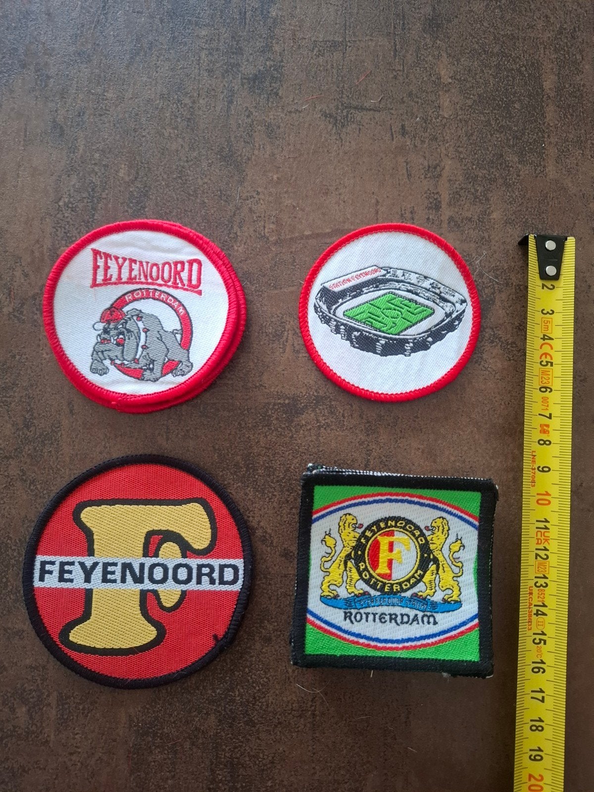 Feyenoord Patches, Verzamelen, Ophalen of Verzenden, Gebruikt, Feyenoord, Overige typen