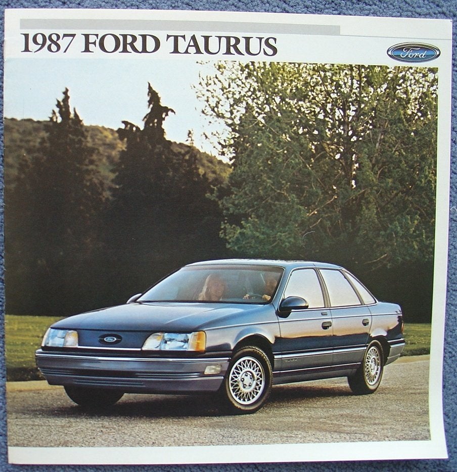 Ford Taurus 1987 brochure  Canada  groot formaat, Verzenden, Zo goed als nieuw, Ford