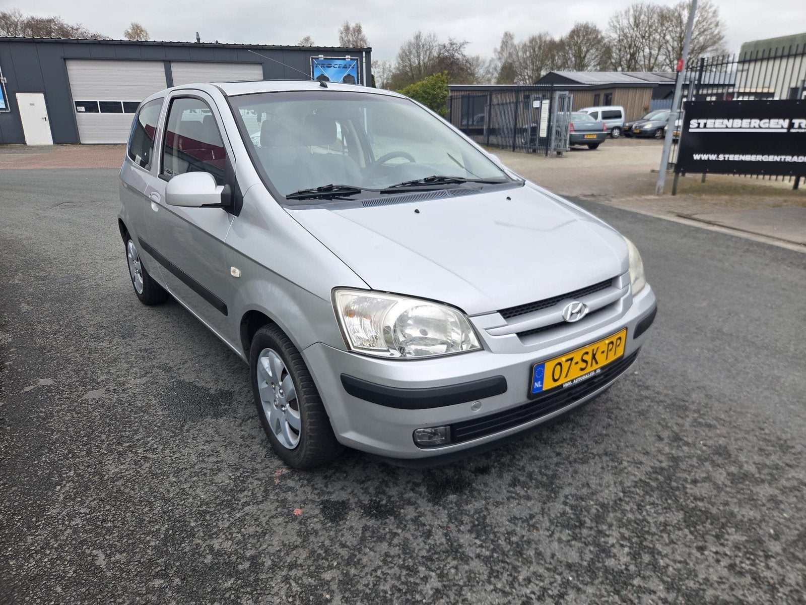 Hyundai Getz 1.3 3DRS 2006 Grijs, Auto's, Hyundai, Voorwielaandrijving, 450 kg, 40 €/maand, 4 cilinders