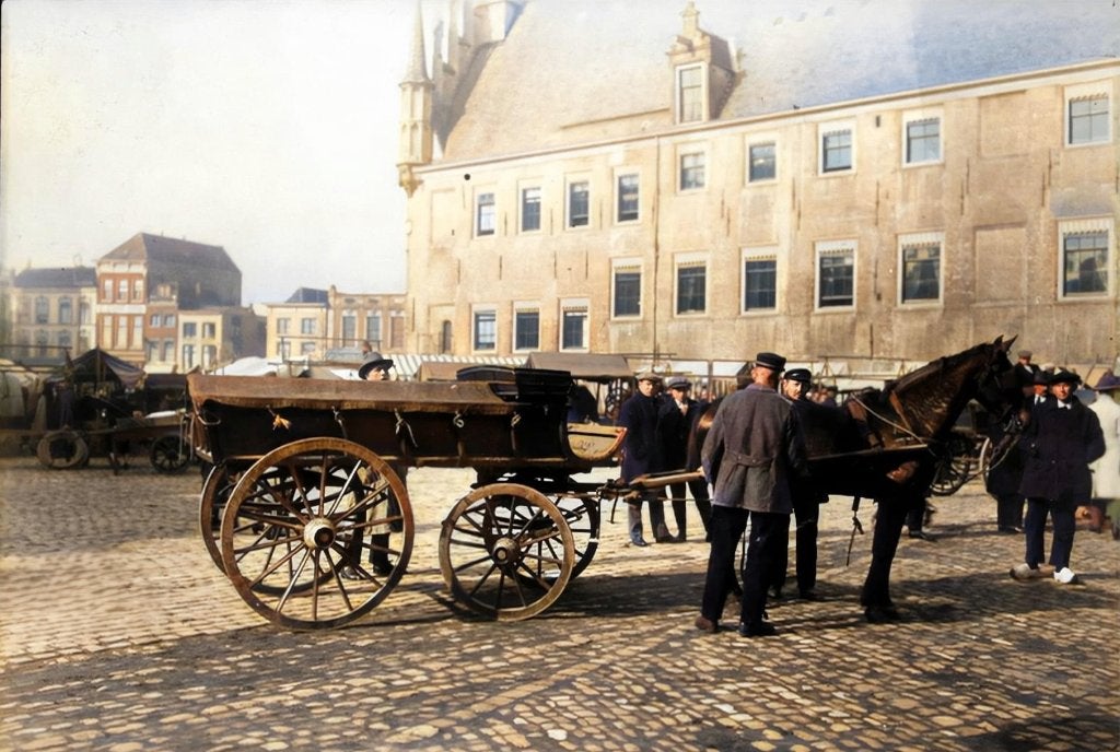 Vervoer-Beroepen-Foto-A-187    Repro-Gouda, Verzenden, 1980 tot heden, Nieuw, Overige onderwerpen
