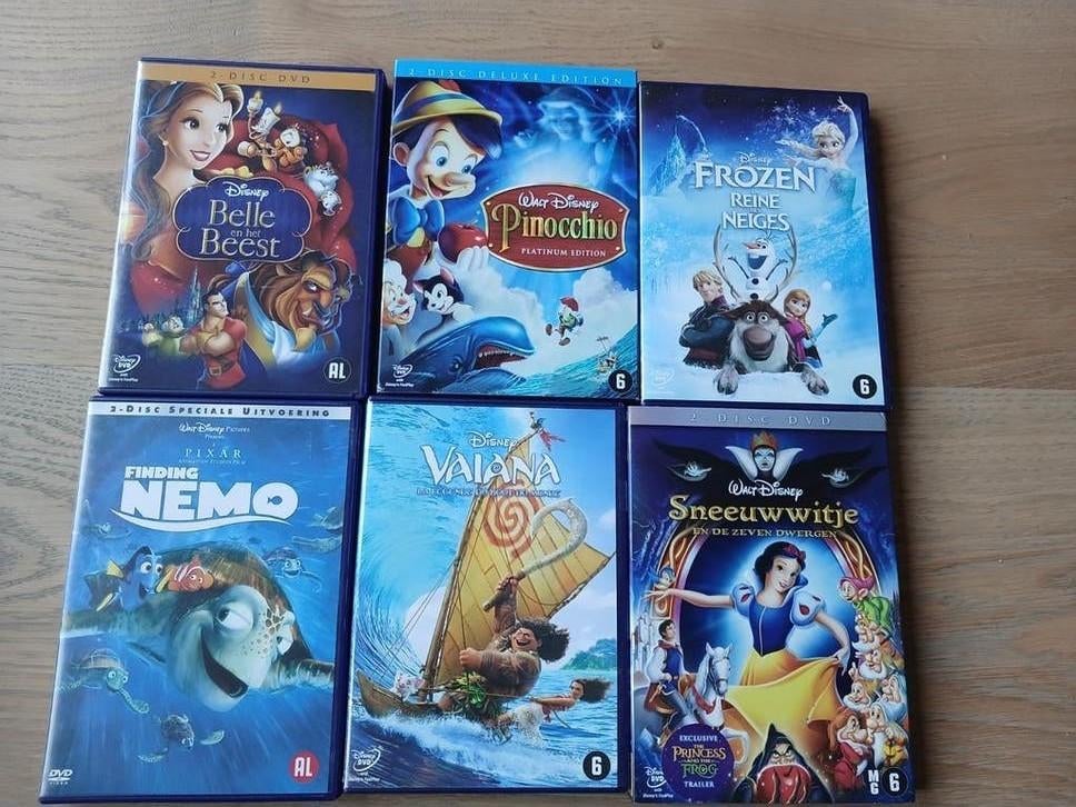 Disney DVD's: Finding Nemo, Vaiana, Sneeuwwitje en meer, Ophalen