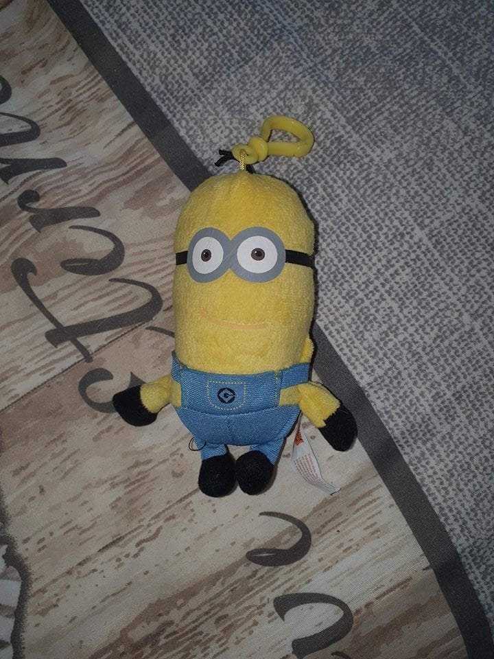 Minion knuffel sleutelhanger, Ophalen of Verzenden, Zo goed als nieuw, Knuffel of Figuurtje