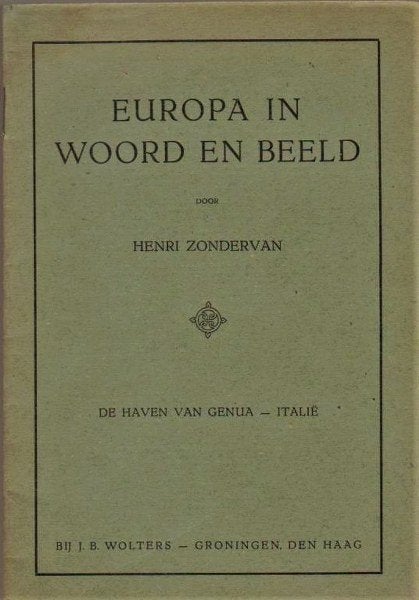De haven van Genua - Italië - Toelichting bij de schoolplaat, Ophalen of Verzenden, Gelezen