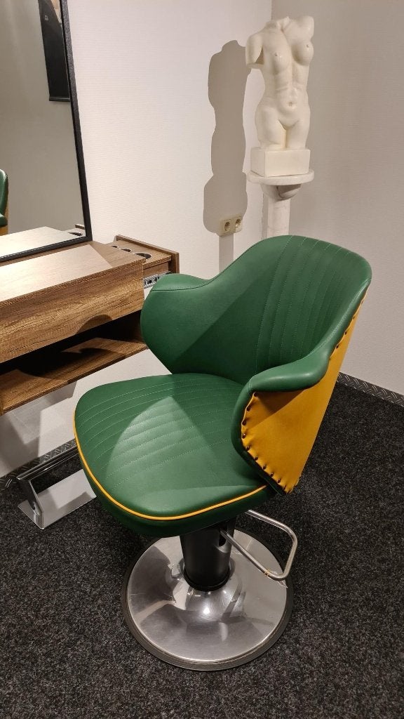 vintage kappersstoelen stoel dames oliepompstoel jaren 70, Ophalen, Gebruikt, Overige typen