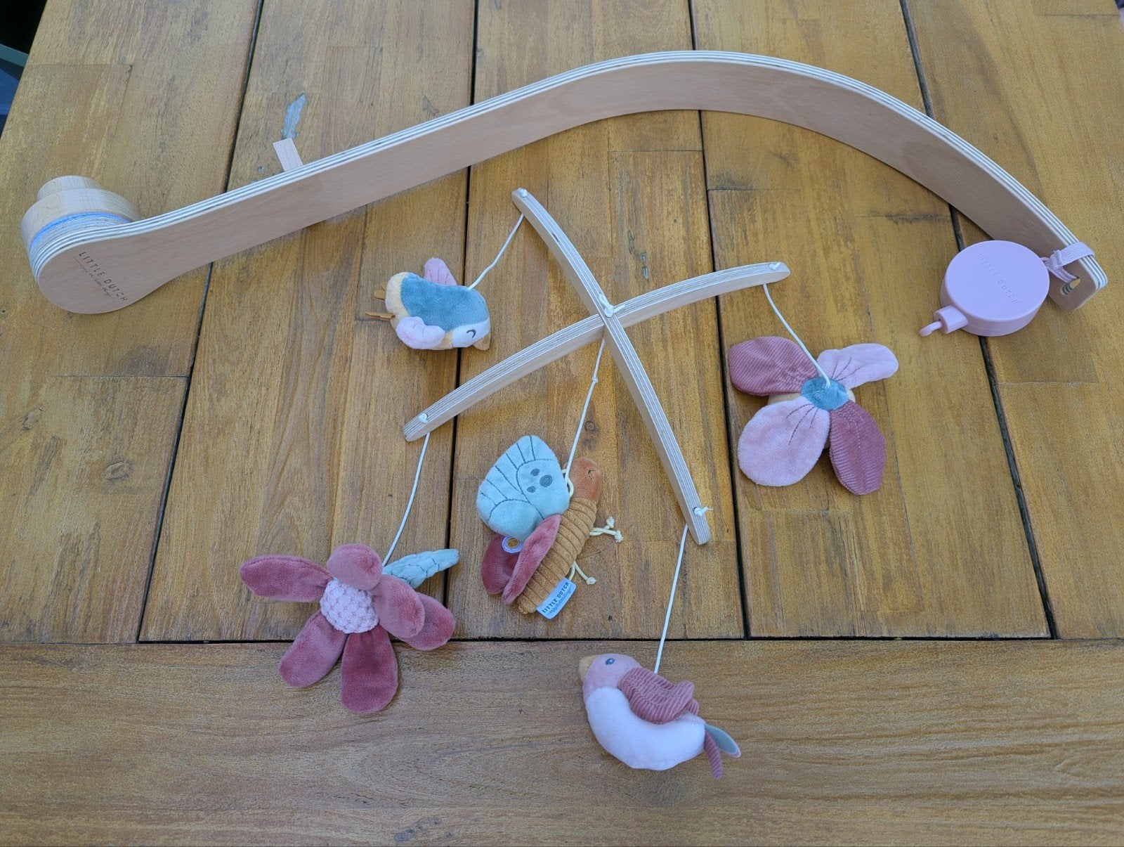Little Dutch houten muziekmobiel Flowers & Butterflies, Ophalen, Zo goed als nieuw, Overige typen