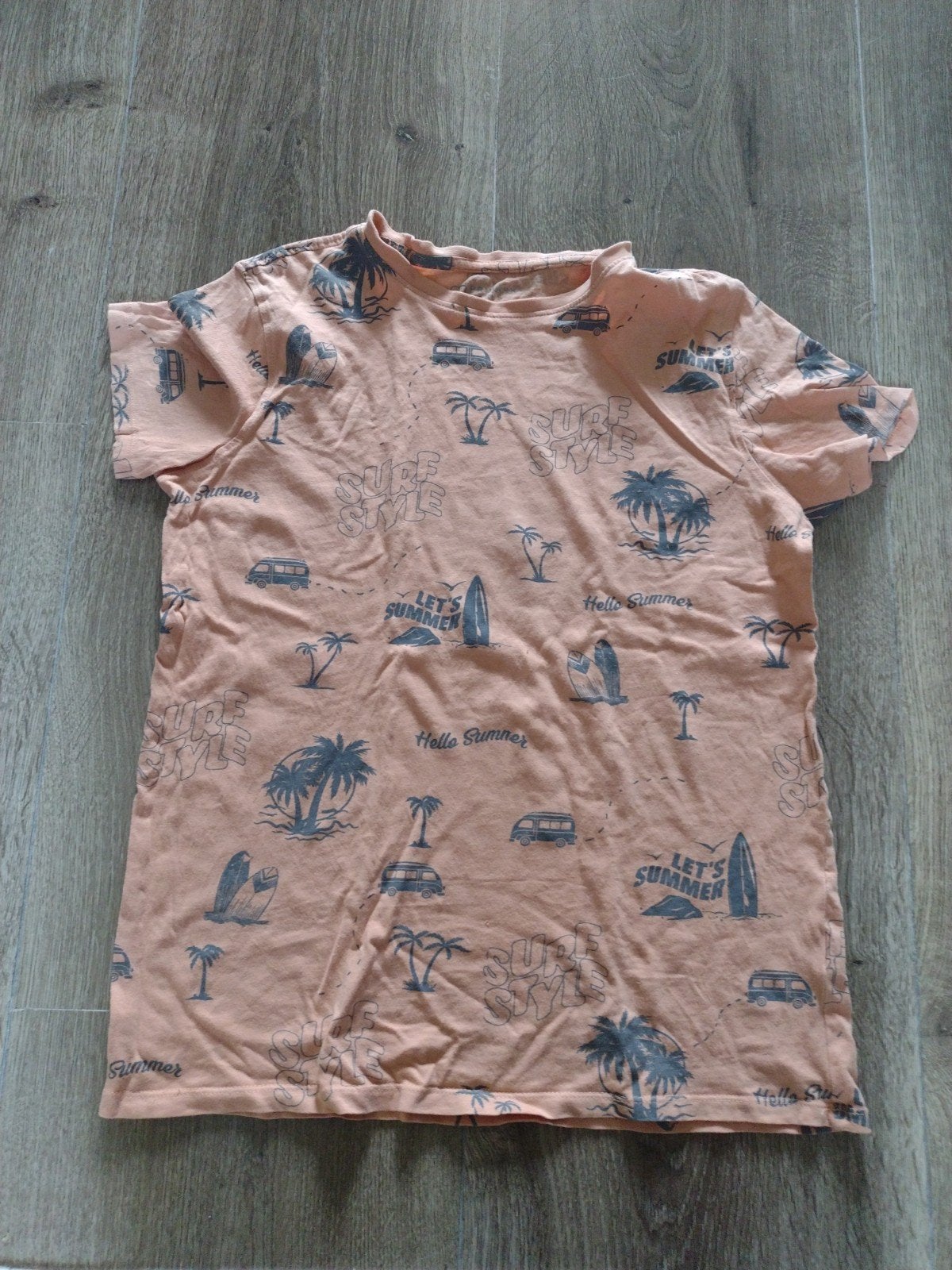 Zomers T-shirt met surfprint - Primark Cares, Ophalen, Gebruikt, Primark Cares, Jongen of Meisje
