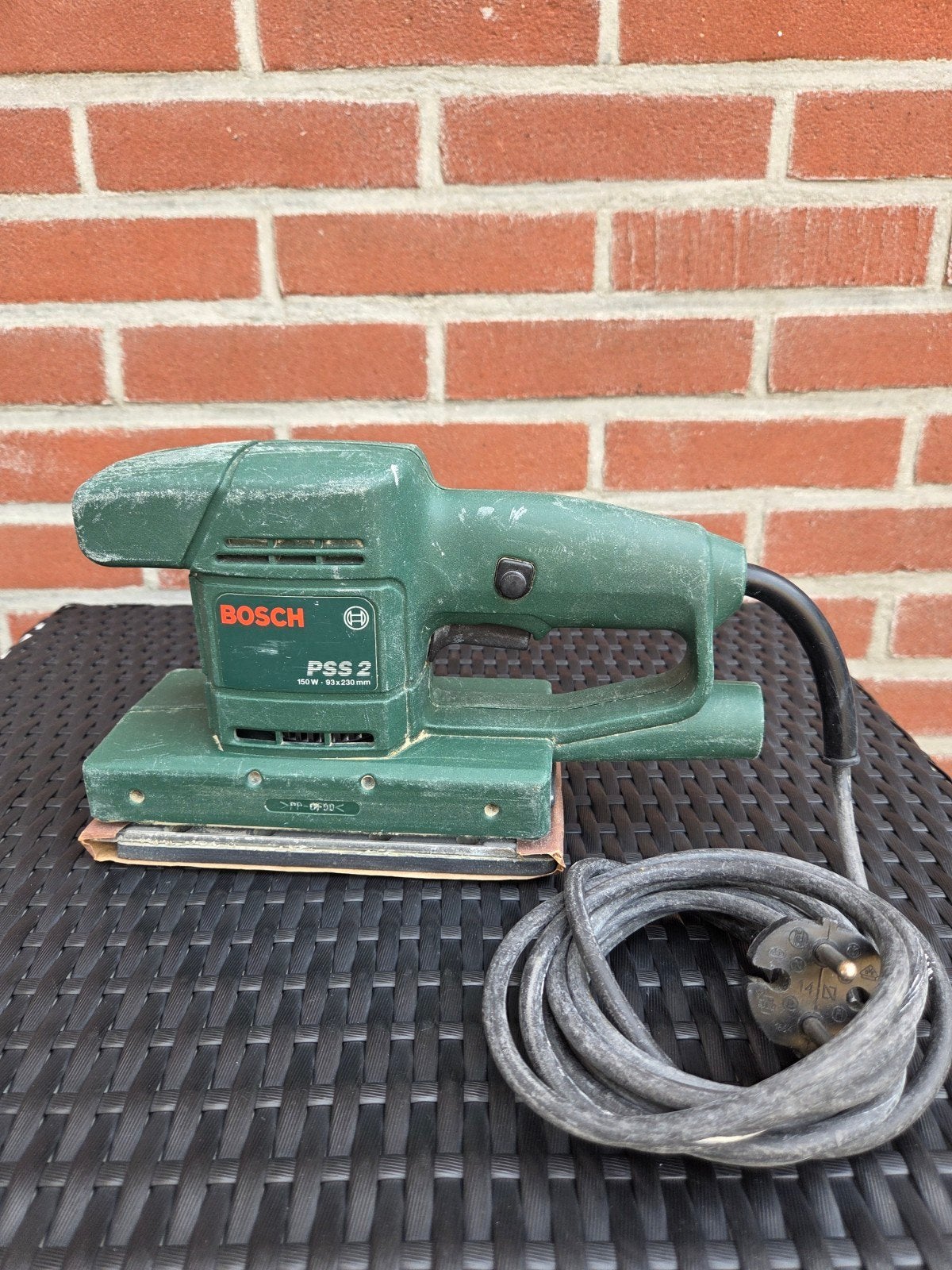 Bosch / vlak schuurmachine / PSS2, Ophalen of Verzenden, Gebruikt, Minder dan 600 watt, Vlakschuurmachine