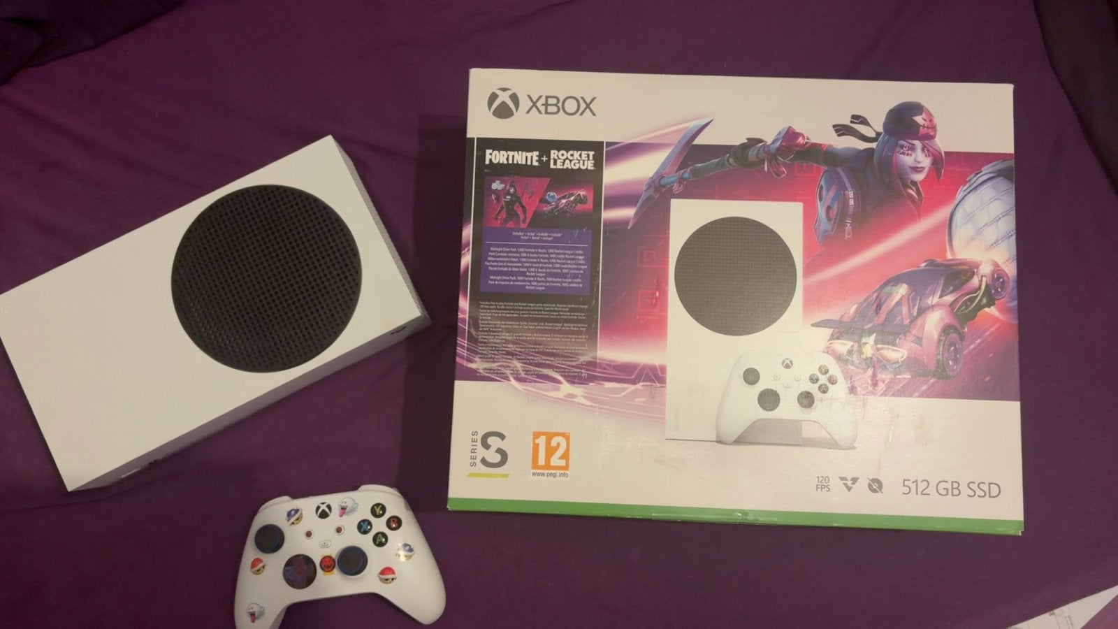 Xbox Series S fortnite editie 512GB, Ophalen of Verzenden, Zo goed als nieuw, Xbox Series S