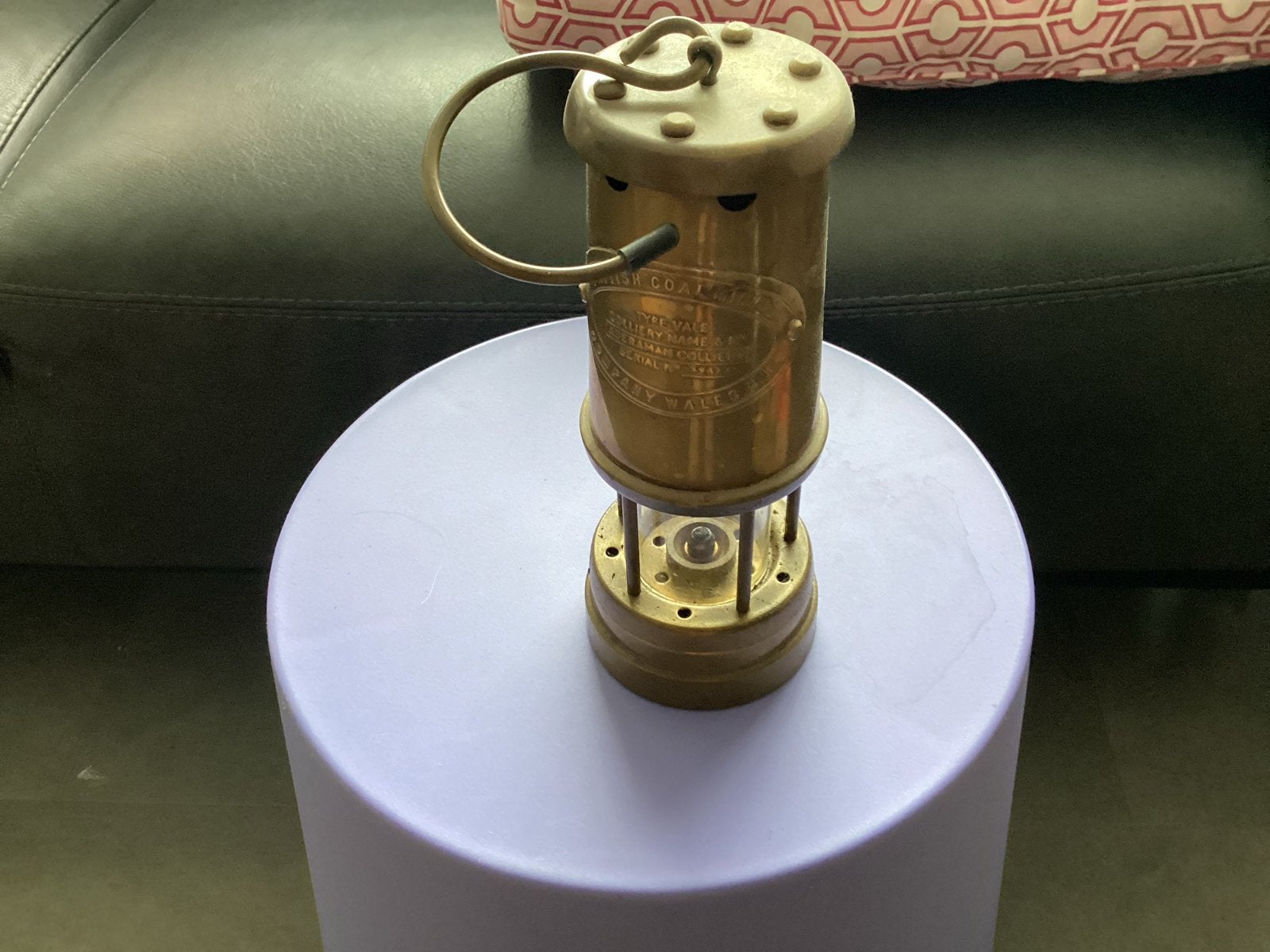 Vintage Koperen Scheepslamp / Mijnwerkerslamp, Ophalen of Verzenden