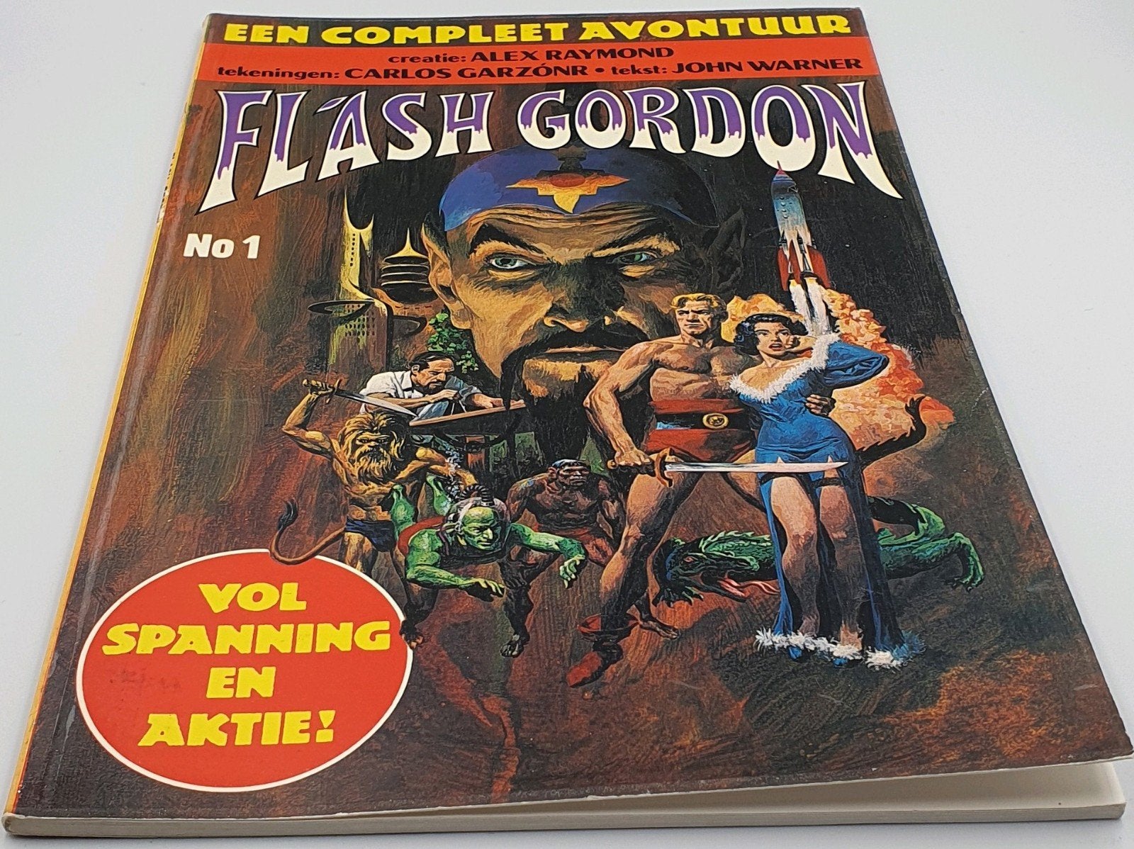 Flash Gordon: Terug naar Mongo - Compleet Avontuur, Boeken, Stripboeken, Eén stripboek, Ophalen of Verzenden, Gelezen, Alex Raymond, John Warner, Carlos Garzon
