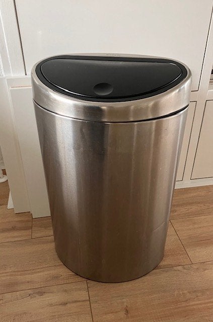 Brabantia touch bin prullenbak, Ophalen, 50 – 75, Gebruikt, 40 liter of meer