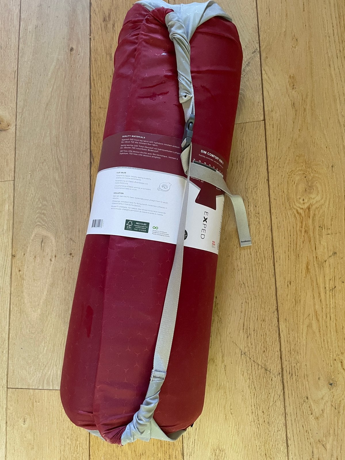 Nooit gebruikte Exped SIM Comfort Duo 5 Ruby Red, Ophalen of Verzenden, Nieuw