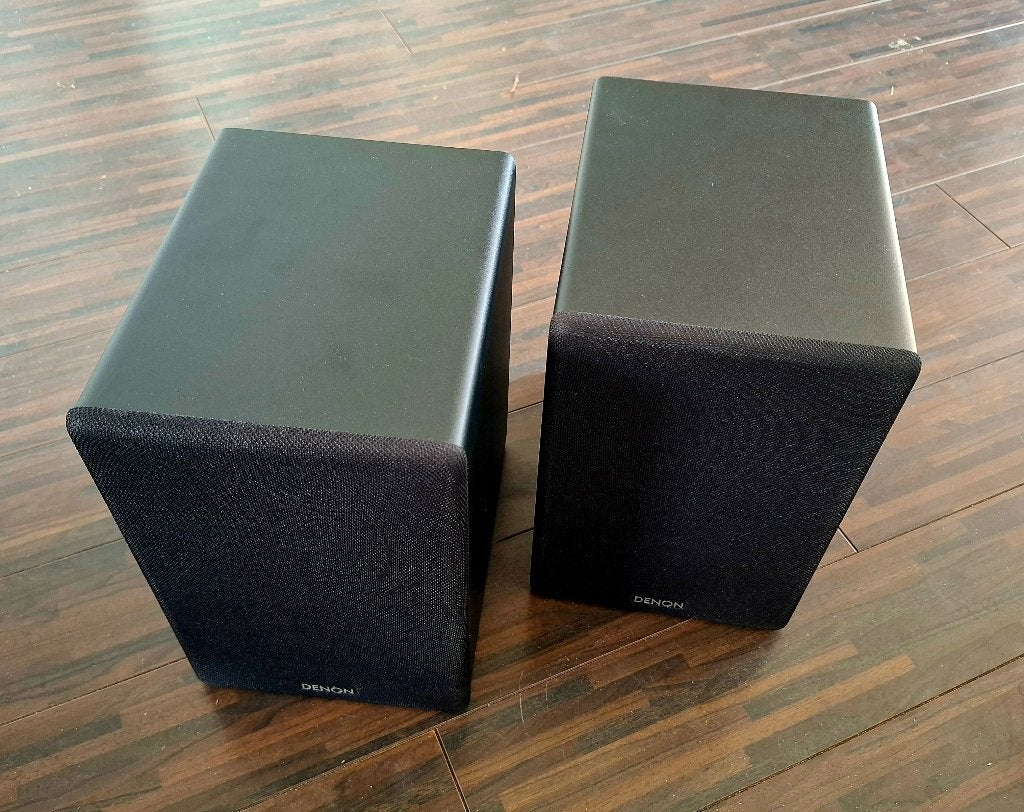 Denon SC-N10 speakers - 60W/120W - Zwart, Overige merken, Gebruikt, Speakerset, Ophalen of Verzenden