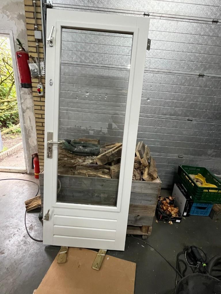 Keukendeur, Doe-het-zelf en Verbouw, Deuren en Horren, Ophalen, Gebruikt, 80 tot 100 cm, Buitendeur