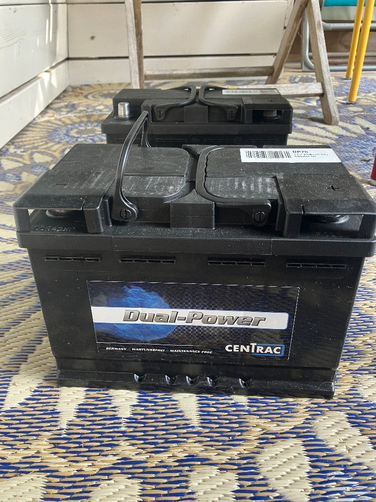 Accu Centrac Dual Power DP75 - 12V 75 Ah - 2X, Ophalen, Nieuw