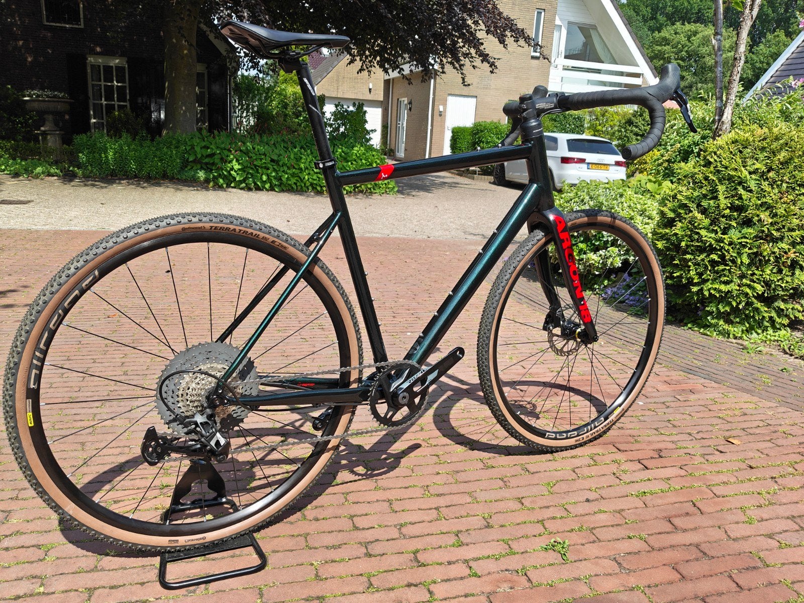 Argon18 Grey Matter gravelbike, Sram Apex Eagle 1x12, Large, 28 inch, 10 tot 15 versnellingen, Schijfrem, 53 tot 57 cm