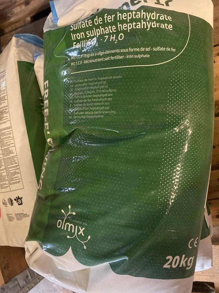 IJzersulfaat Heptahydraat 20kg - Olmjx, Tuin en Terras, Ophalen, Overige typen