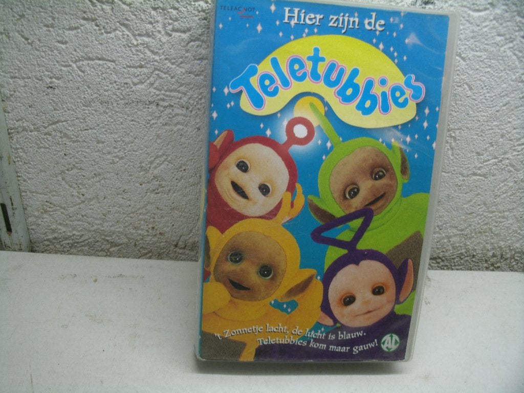 vhs 147a teletubbies hier zijn de  ned gespr, Alle leeftijden, Ophalen of Verzenden, Gebruikt