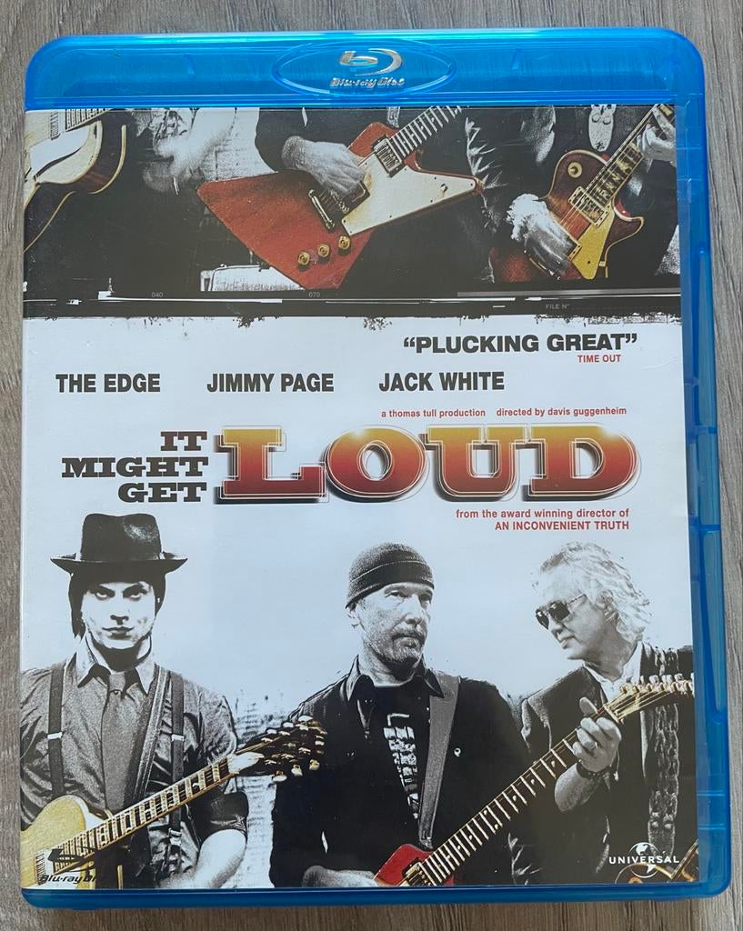 Blu-Ray It Might Get Loud Led Zeppelin U2 White Stripes NED, Cd's en Dvd's, Blu-ray, Ophalen of Verzenden, Zo goed als nieuw, Muziek en Concerten