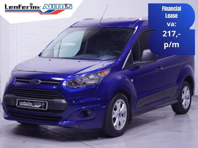 Ford Transit Connect 1.5 TDCI 120 pk Automaat Trend L1 Navi,, Auto's, Stof, Gebruikt, 4 cilinders, Blauw