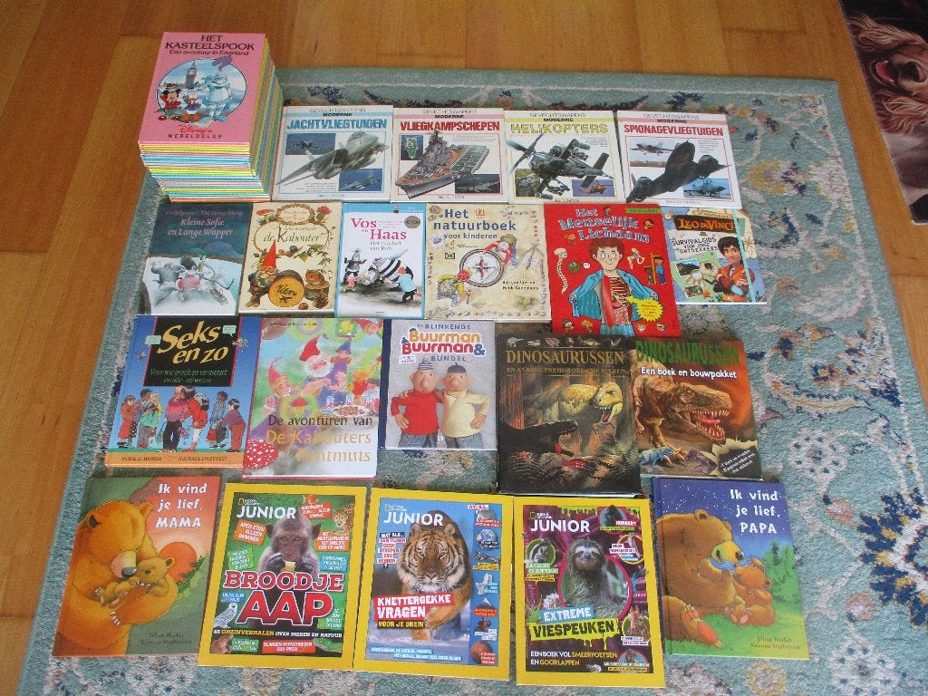 Kinderboeken allerlei, Boeken, Partijen en Verzamelingen, Ophalen, Zo goed als nieuw, Kind en Jeugd