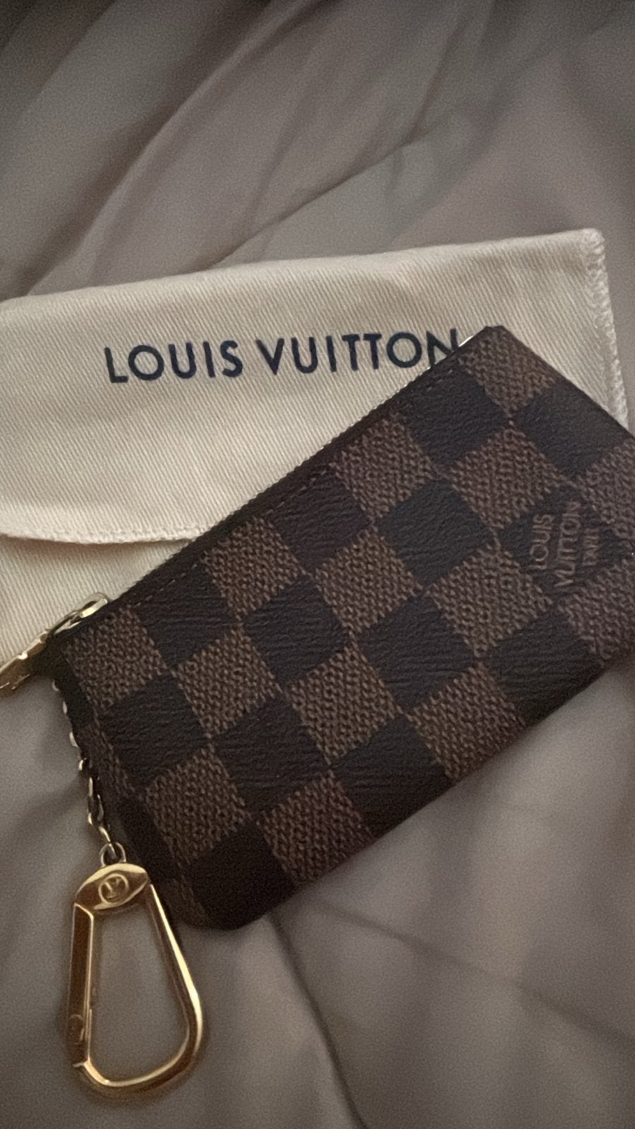Louis Vuitton Key Pouch. ORIGINEEL!, Ophalen of Verzenden, Nieuw, Bruin, Overige merken