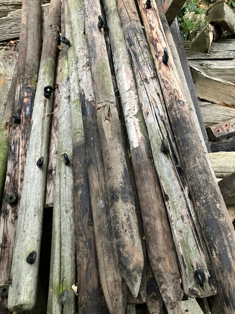 Te koop: gebruikte weideafrasteringspalen, Ophalen, Gebruikt