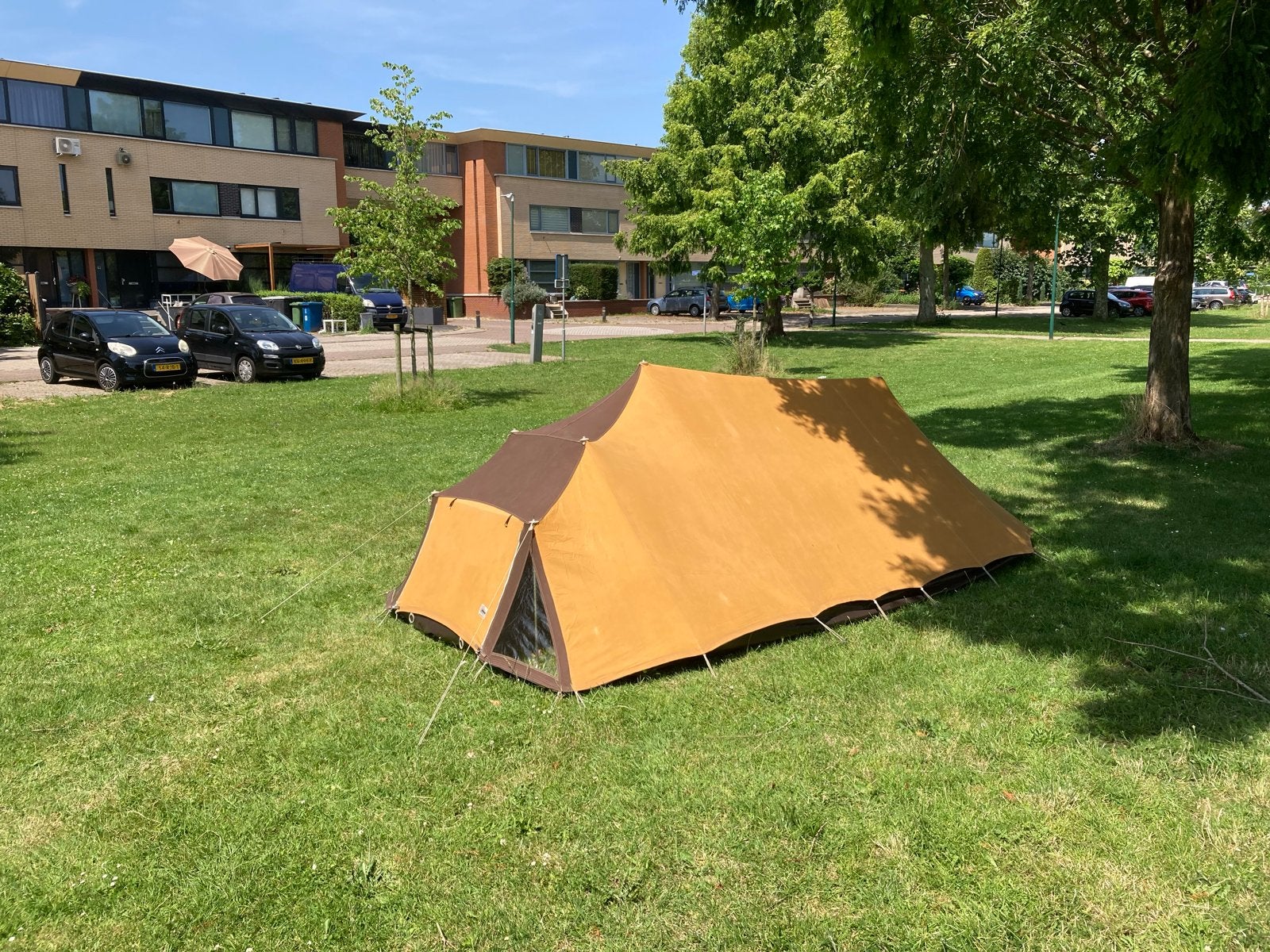 Rinco Alaska 0 Katoenen 2-persoons tent met voortent, Ophalen, Zo goed als nieuw, Tot en met 2